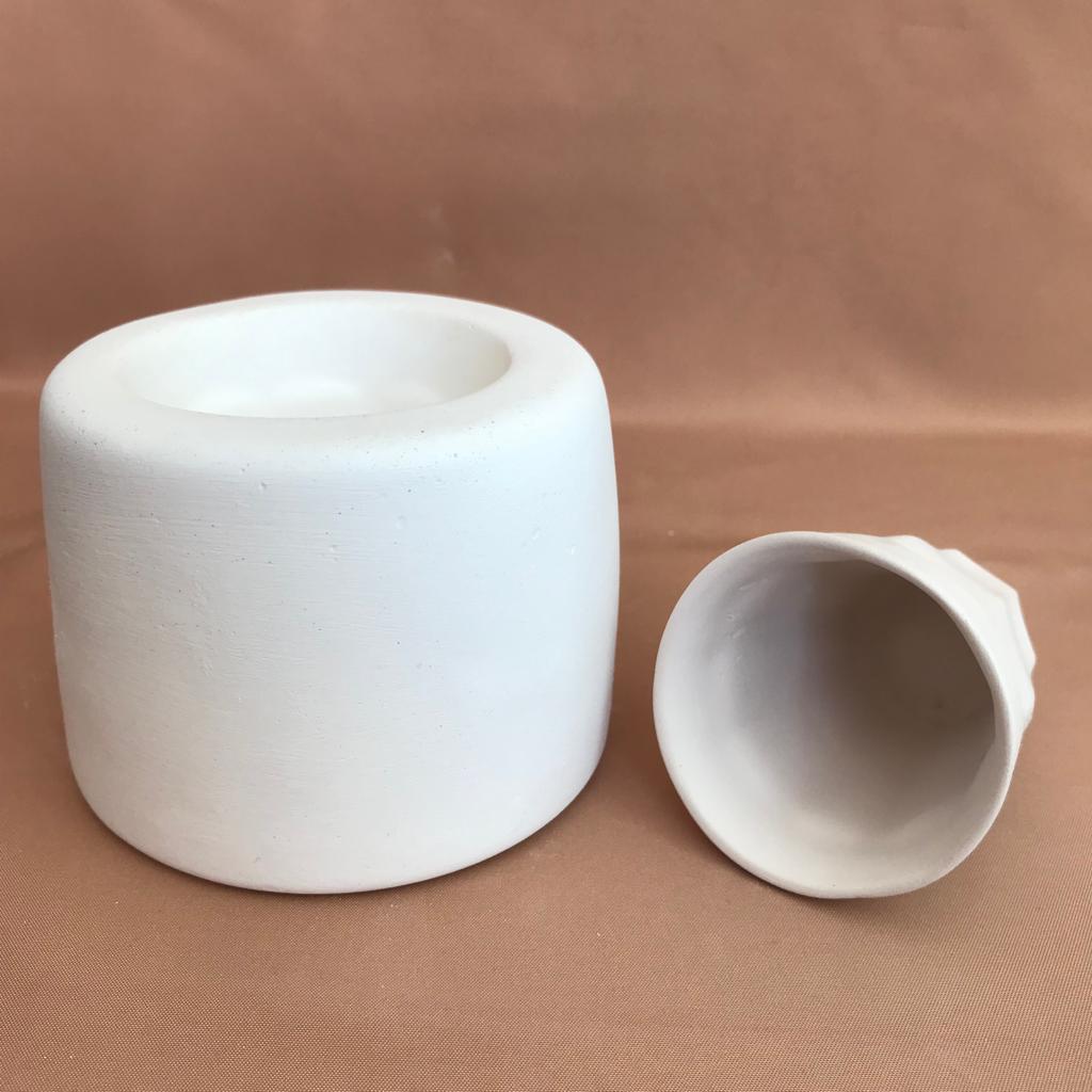 Plaster Cup Mold for Slip Casting, Plaster Ceramic Molds, Ceramic