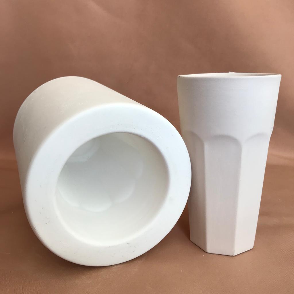 EK056 HANDLELESS MUG PLASTER MOLD for SLIP CASTING