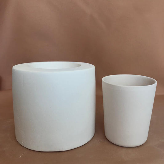 EK071 PLASTER MOLD ROUND BASED CONICAL CUP MOLD