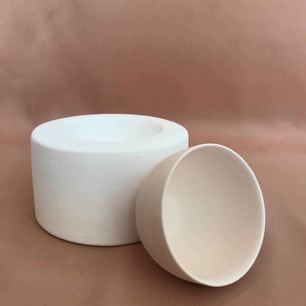 Handleless Cup Plaster Mold for Slip Casting, Casting Mold