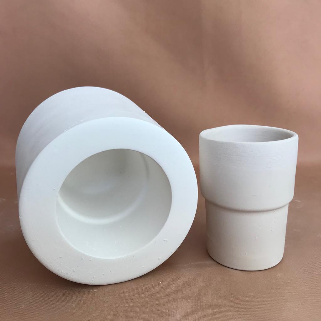 EK089 - Graduated Cup Plaster Mold 6.5x9cm