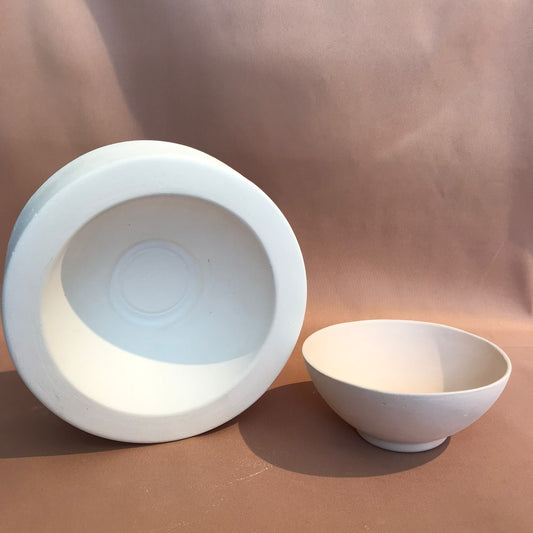 EK099 - Rim Glazed Bowl Mold 12.5x5.5cm