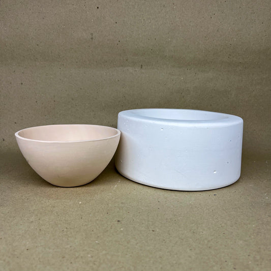 Mold Straight Rim Round Bowl 13x7.5CM Pottery Ceramic Mold Slip Casting