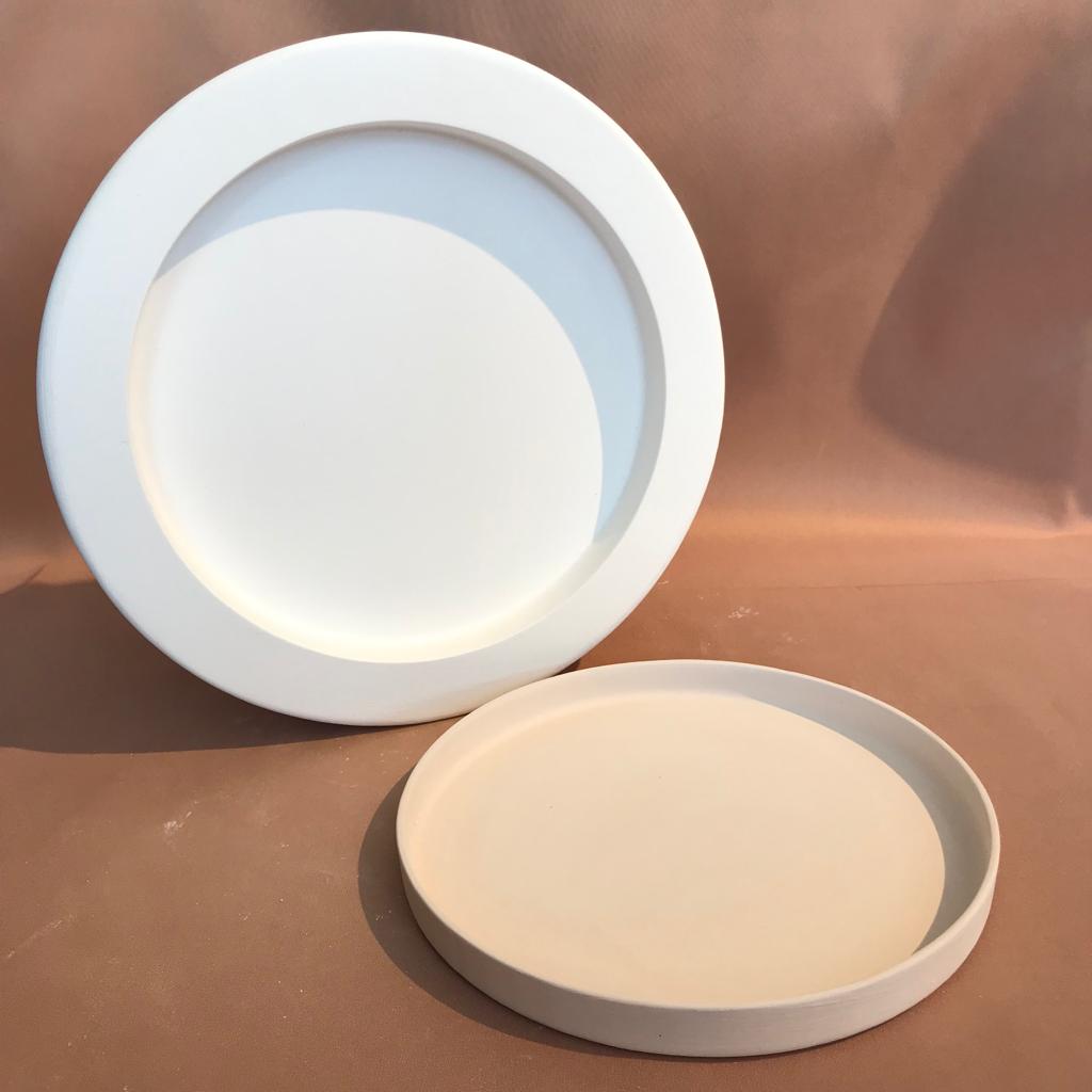 EK120 PLASTER MOLD for ROUND PLATE D.20cm h.20mm