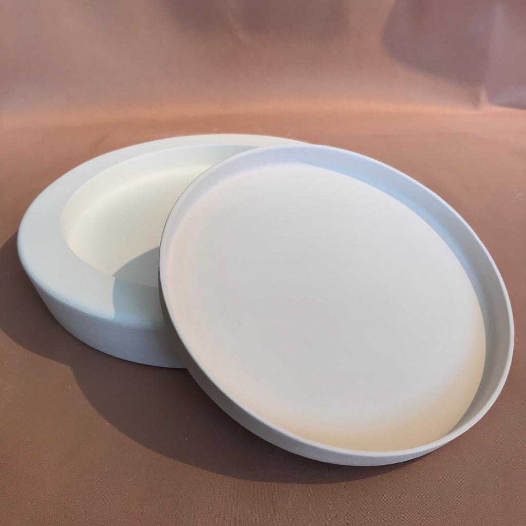 EK120 PLASTER MOLD for ROUND PLATE D.20cm h.20mm