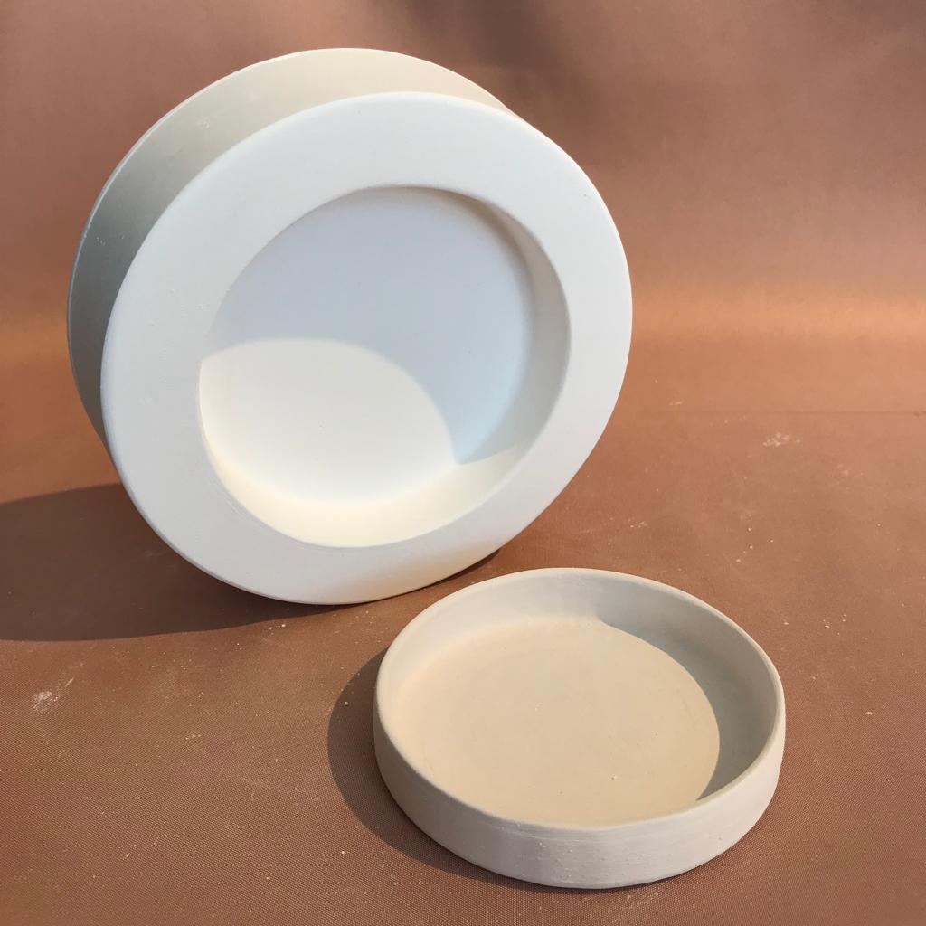 EK210 PLASTER MOLD for ROUND PLATE