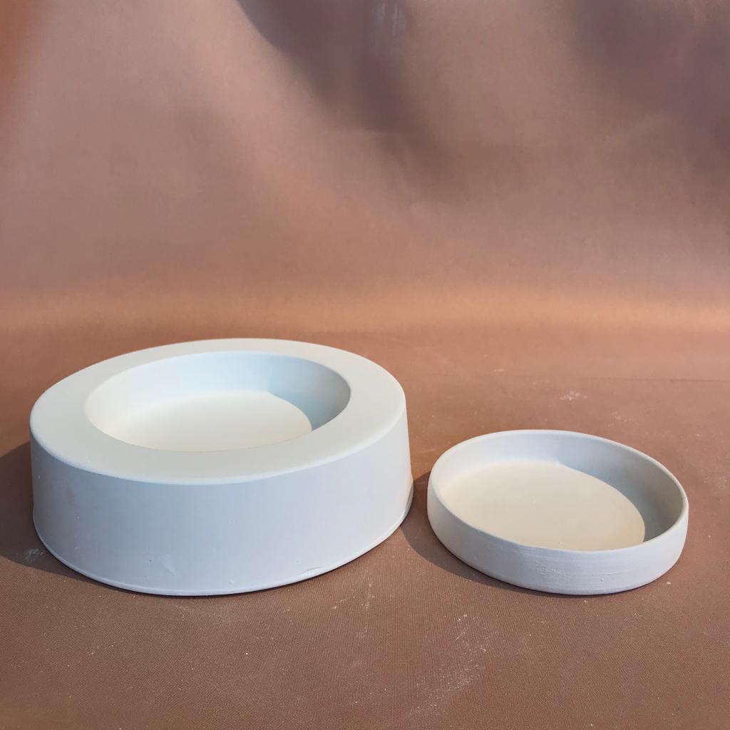 EK210 PLASTER MOLD for ROUND PLATE