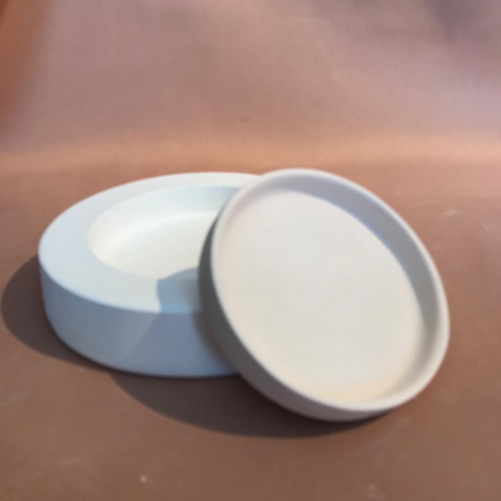 EK212 PLASTER MOLD for ROUND PLATE 12cm