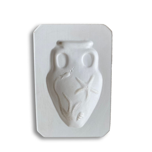 Ceramic pottery Mold, PRESS-MOLD AMPHORA CUBE Clay Press