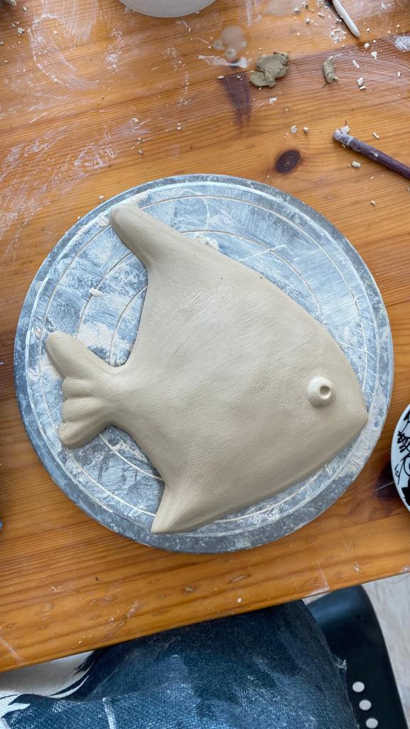PRESS MOLD fish ceramic clay press pottery mold