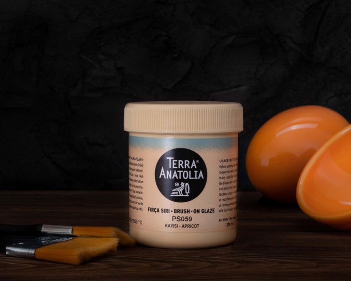 PS059 Apricot - Terra Anatolia Brush Glaze (200 mL)