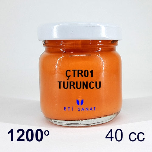 ÇTR01 - Underglaze Orange 900-1200 Degrees ELEGANCE