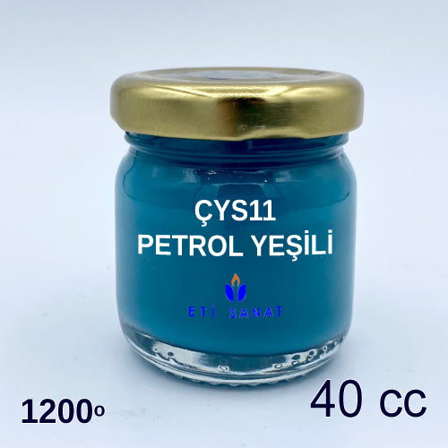 ÇYS11 - Underglaze Petrol Green 900-1200 Degrees ELEGANCE