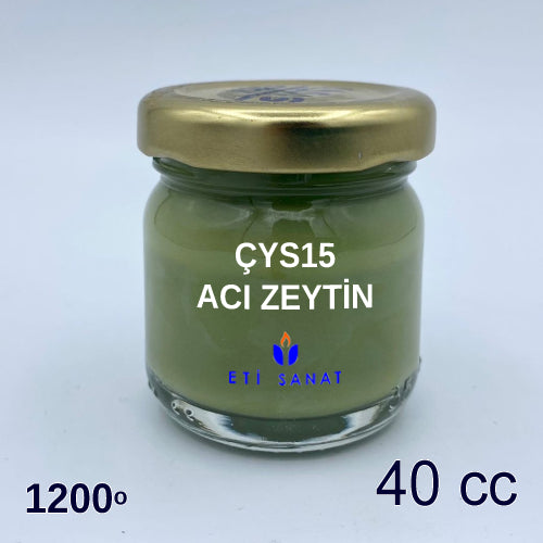 ÇYS15 - Underglaze Bitter Olive Green 900-1200 Degrees ELEGANCE