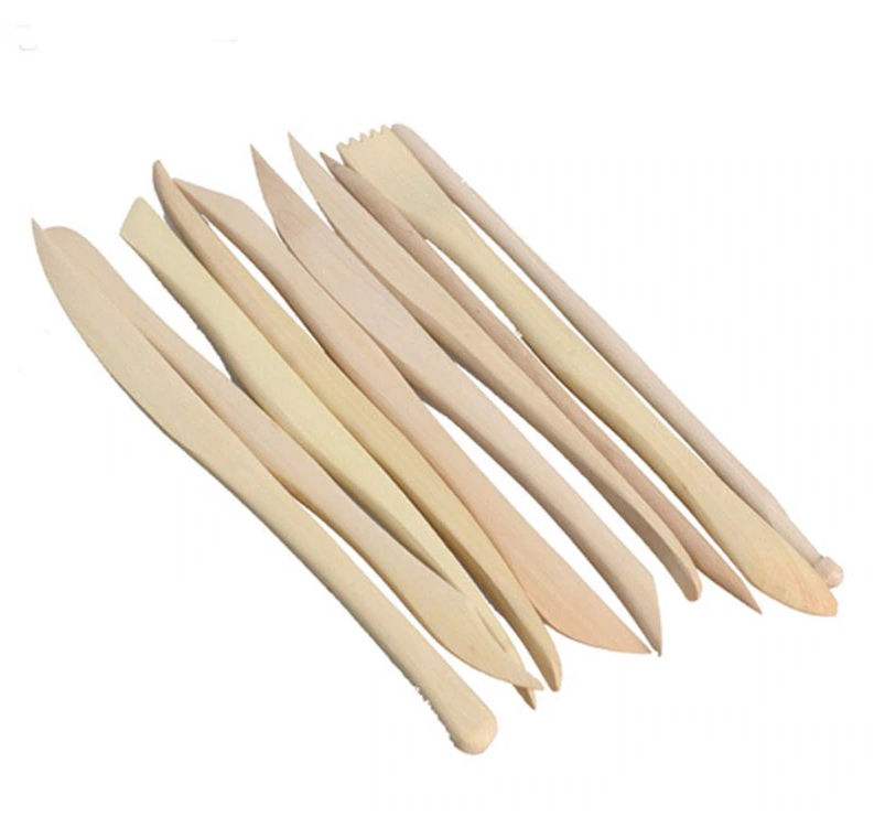 Pottery tools, ceramic modeling clay modeling wood