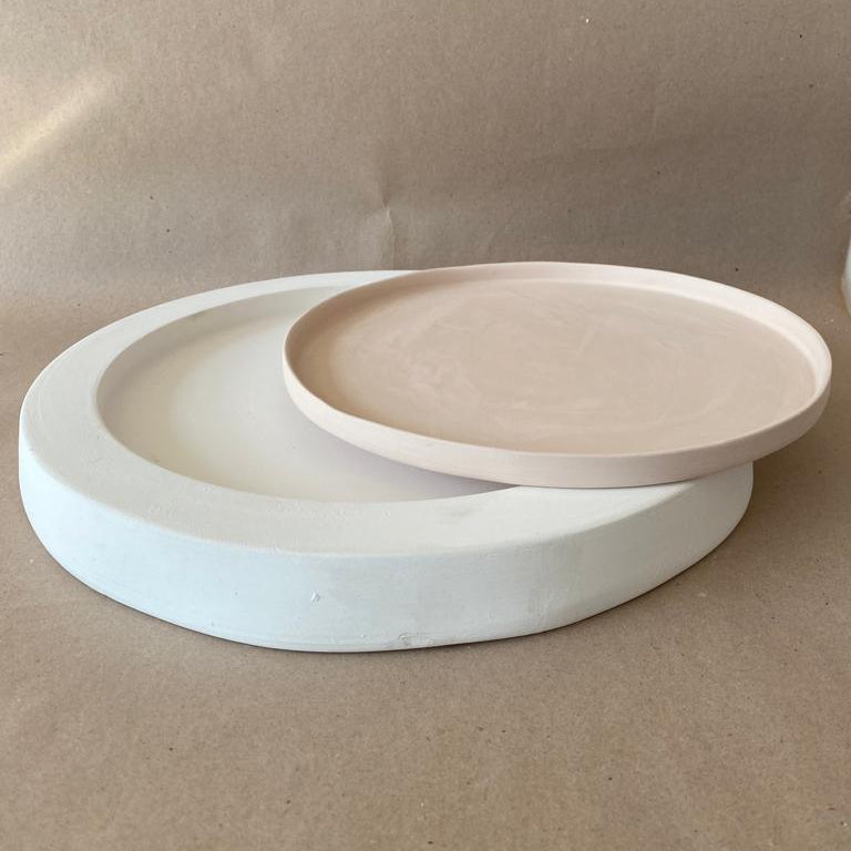 EK130 PLASTER MOLD for ROUND PLATE Height:25mm