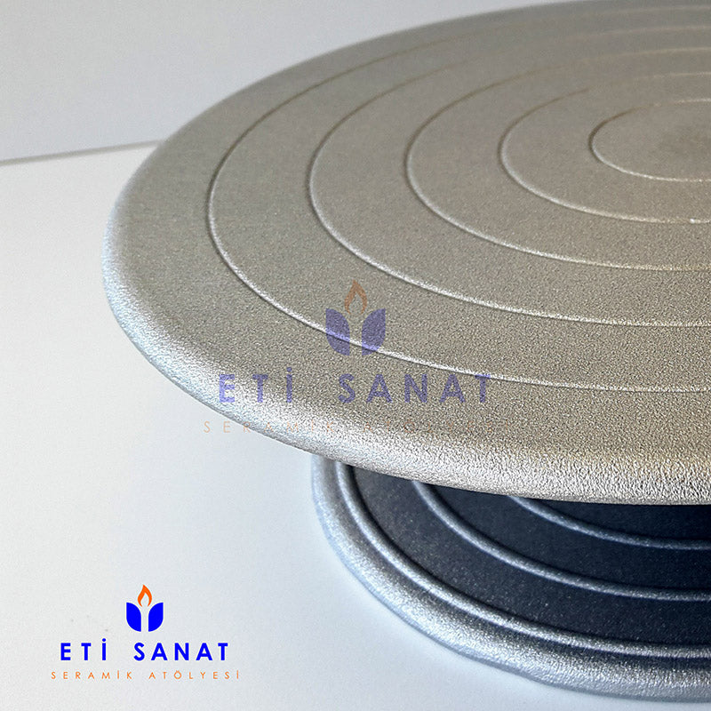 Turnet aluminium for ceramic clay desktop