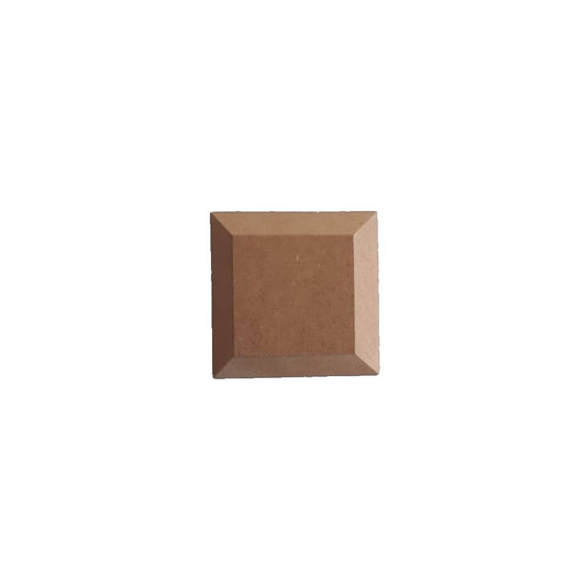 MDF DRAPE MOLD - SQUARE FORM WITH CHAMFERED SHARP-EDGES
