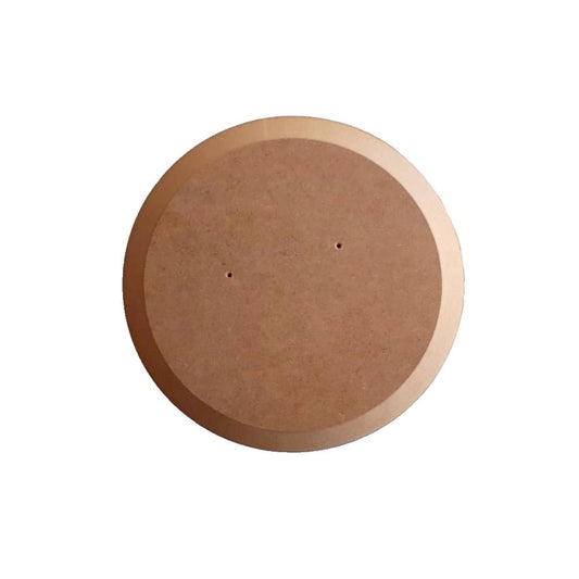 ﻿MDF DRAPE MOLD - ROUND FORM with CHAMFERED SHARP-EDGES